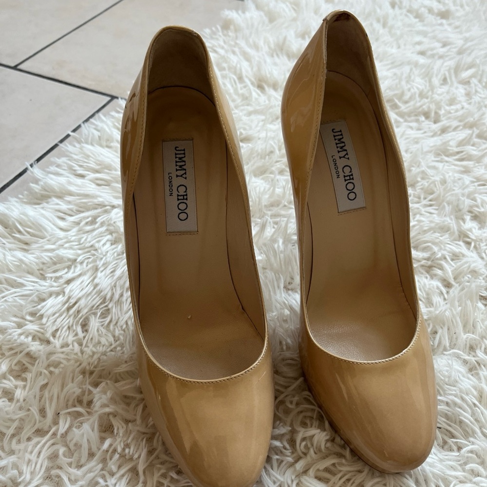 Elegant Tan Women's Heels jimmy choo pumps heels - Picture 2 of 6